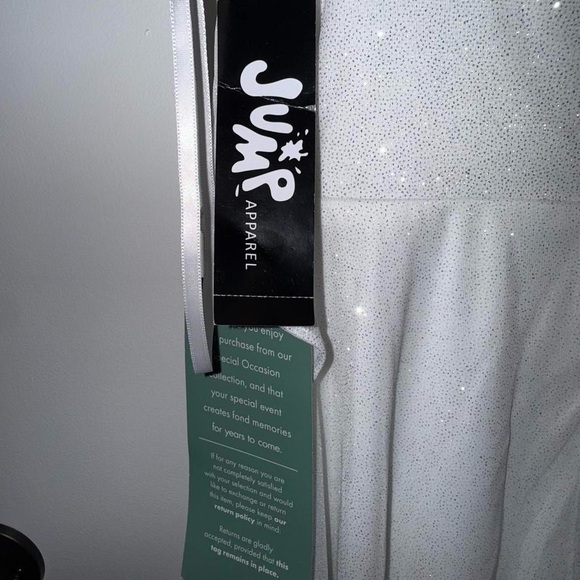 Jump White Glitter Mini Dress - Picture 5 of 5